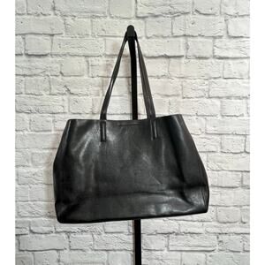 Banana Republic Large Black Leather Taylor Tote 2014 Great Used Condition!